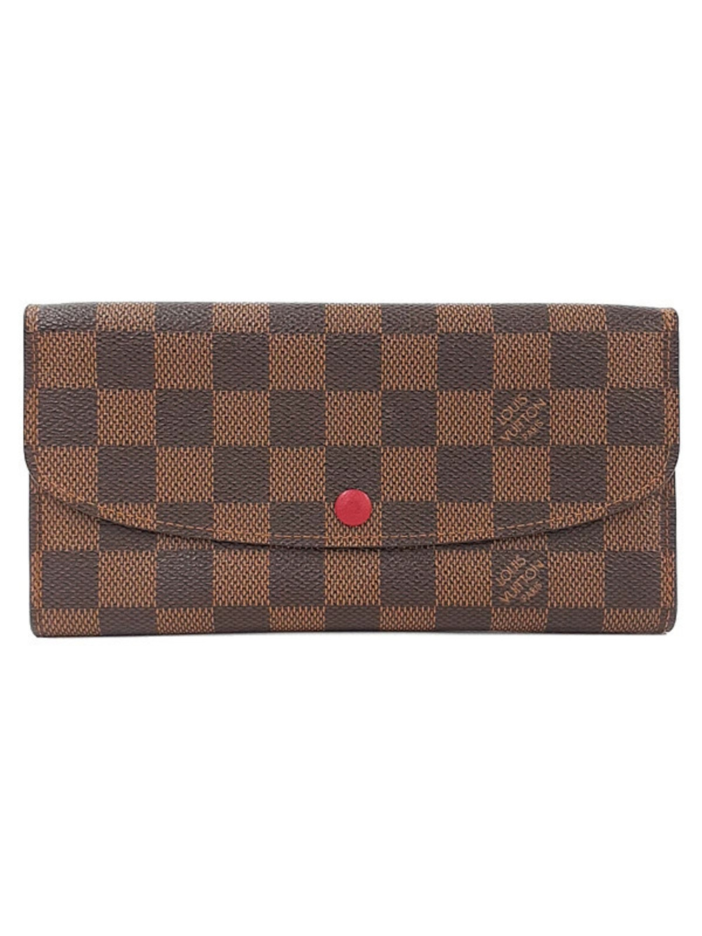 Louis Vuitton Damier Portefeuille Emilie Bi fold Long Wallet